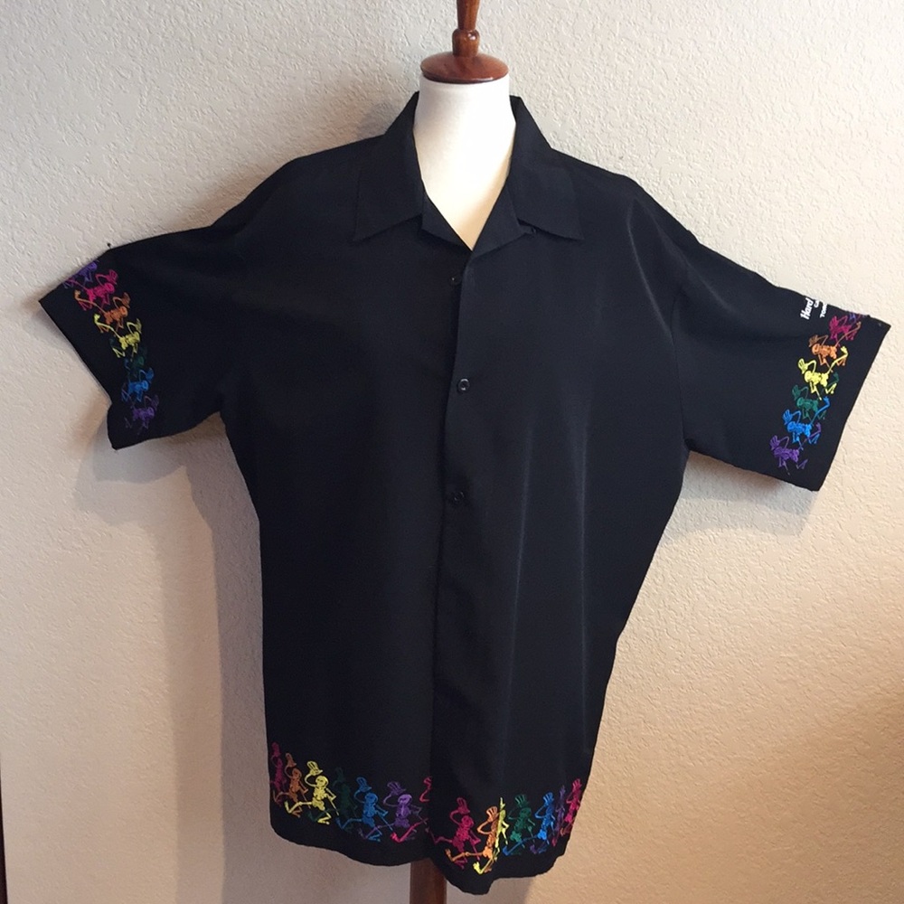 Men’s polyester black shirt